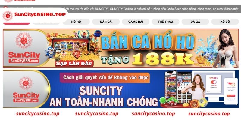 Hướng dẫn tham gia khuyến mại Suncity chi tiết nhất