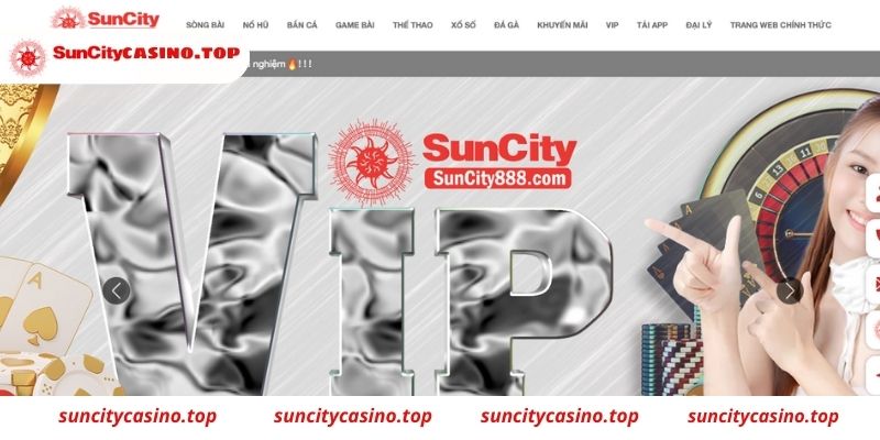 Giao diện sbobet Suncity sống động